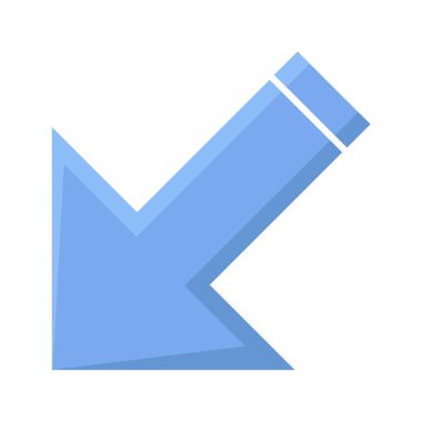 ok simgesi vektör illüstrasyonu