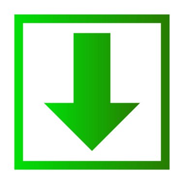 ok simgesi vektör illüstrasyonu