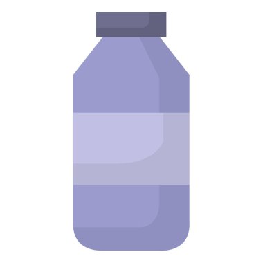 Plastik şişe simgesi, karikatür tarzı