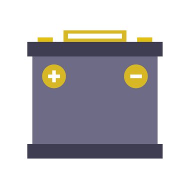 pil simgesi, vektör illüstrasyonu