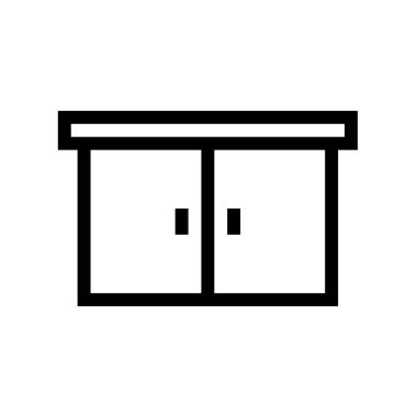 Kostüm simgesi, vektör basit tasarım 