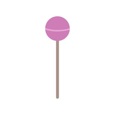 Lolipop ikonu. Vektör lolipop. Lolipop sembolü 