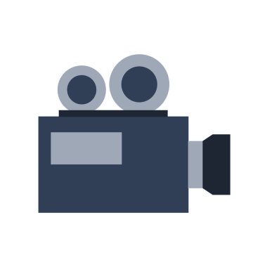 video kamera web simgesi vektör illüstrasyonu 