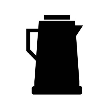 Kettle simgesi, vektör illüstrasyonu