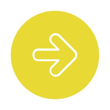 ok simgesi vektör illüstrasyonu