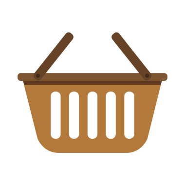 Basket vektör simgesi. Vektör simgesi al. Pazar vektör simgesi