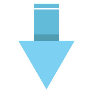 ok simgesi vektör illüstrasyonu