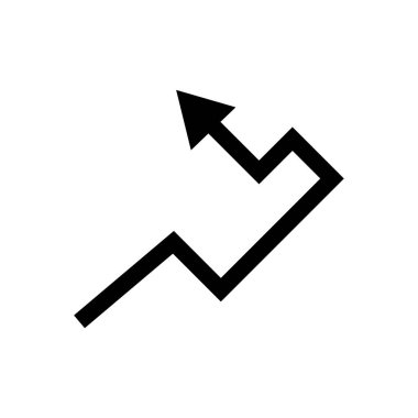 ok düz ikon vektör illüstrasyonu