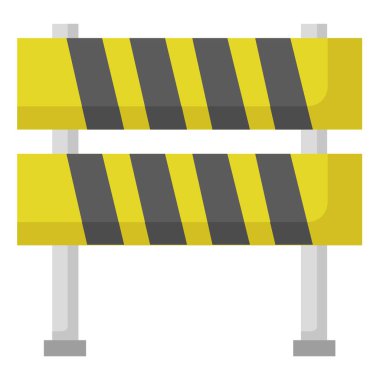 Barikat simge vektör çizim