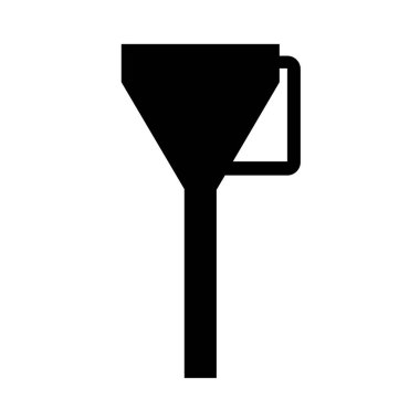 düz renk huni simgesi