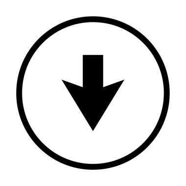 ok simgesi vektör illüstrasyonu