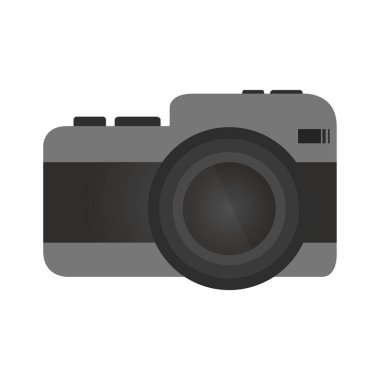 kamera simgesi vektör illüstrasyonu