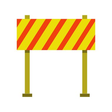 Barikat simge vektör çizim