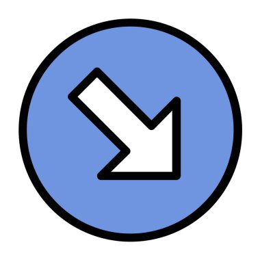 ok simgesi vektör illüstrasyonu