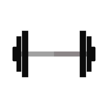 Web ve mobil uygulaması tasarımı, spor salonu logo kavramı için beyaz arka plan üzerinde izole jimnastik salonu simge vektör