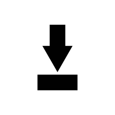 ok işareti simgesi, vektör çizimi 