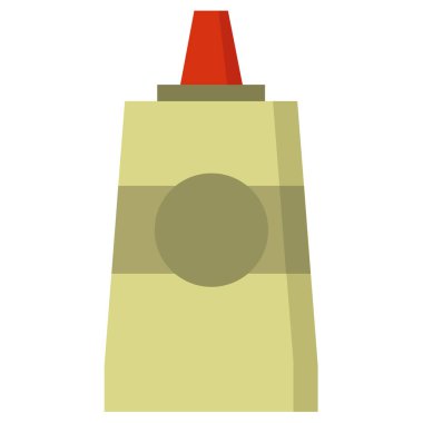 Yapıştırıcı vektör illüstrasyonunun simgesi