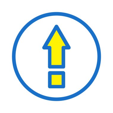 ok işareti simgesi, vektör çizimi 