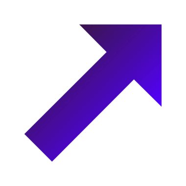 ok işareti simgesi, vektör çizimi 