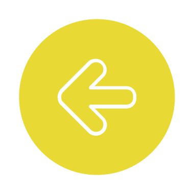 ok işareti simgesi, vektör çizimi 