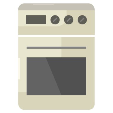 mutfak fırın kutsal kişilerin resmi, vektör çizim