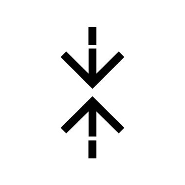 Projeniz için çift ok vektör simgesi