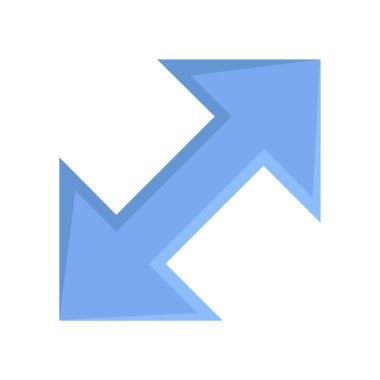 ok işareti simgesi, vektör çizimi 