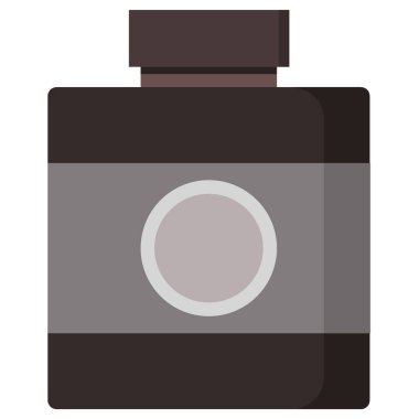 Taslak biçiminde mürekkep şişesi simgesi