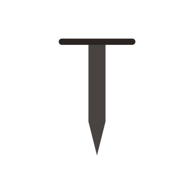 Tırnak simgesi, vektör illüstrasyonu basit tasarım 