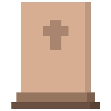 tombstone web simgesi vektör çizimi