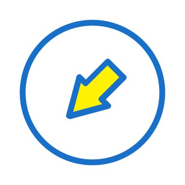 Web ve mobil uygulama tasarımınız, ok logosu konseptiniz için ok simgesi çizimi arkaplanı 