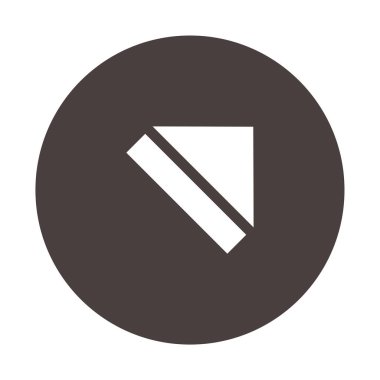 ok düz ikon vektör illüstrasyonu