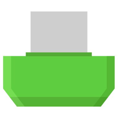 beyaz arkaplanda faks simgesi