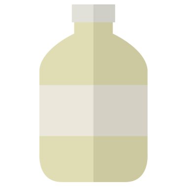 Beyaz arkaplanda izole edilmiş süt kutusu simgesi. 