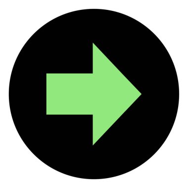 Web ve mobil uygulama tasarımınız, ok logosu konseptiniz için ok simgesi çizimi arkaplanı 