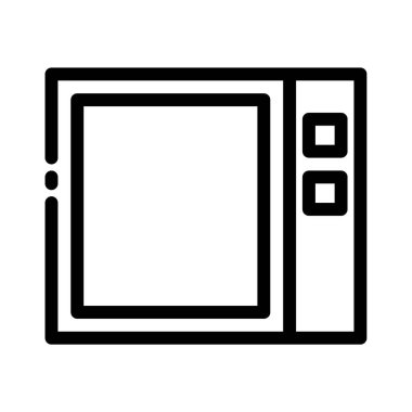 mikrodalga simge vektör çizim