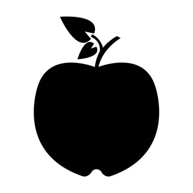elma simgesinin vektör illüstrasyonu 