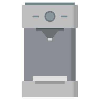 kahve makinesi simgesini, vektör çizim
