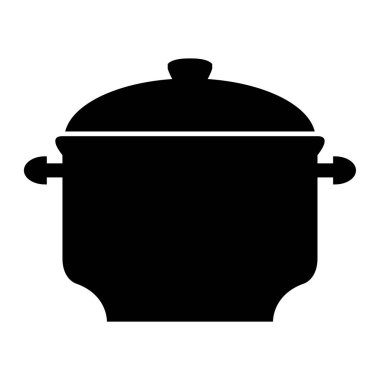 Pan simgesi, vektör illüstrasyonu basit tasarım