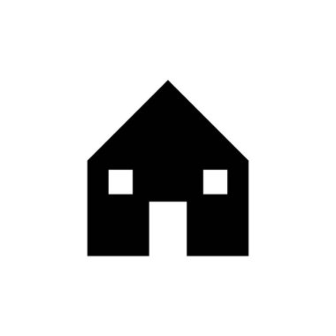 ev izole edilmiş simge, vektör illüstrasyon tasarımı