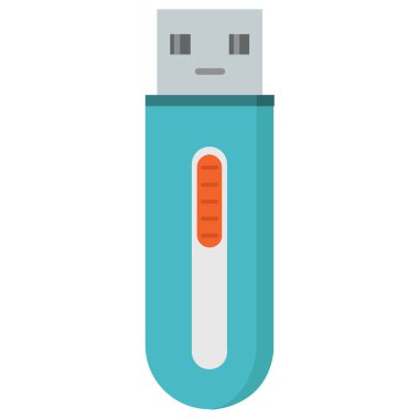modern usb simgesi, vektör illüstrasyonu 