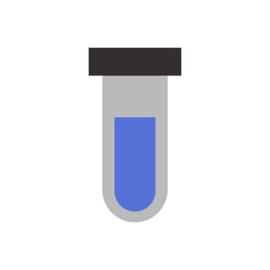 Test Tüpü Simgesi. Araştırma, Laboratuvar Element Sembolü