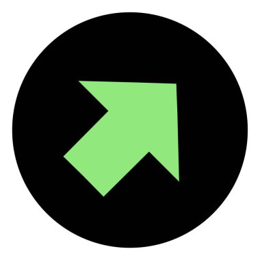 Web ve mobil uygulama tasarımınız, ok logosu konseptiniz için ok simgesi çizimi arkaplanı 