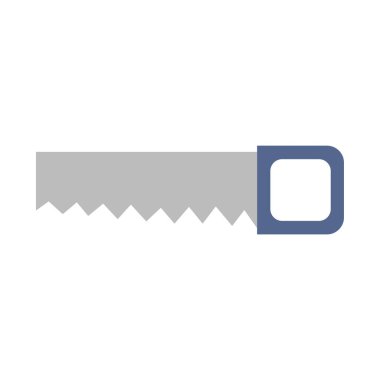 Testere, web simgesi basit vektör illüstrasyonu 