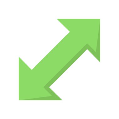 Web ve mobil uygulama tasarımınız, ok logosu konseptiniz için ok simgesi çizimi arkaplanı 