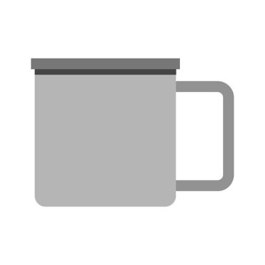 Kahve fincanı izole edilmiş ikon içer