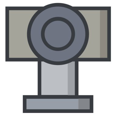webcam simgesi, vektör illüstrasyonu