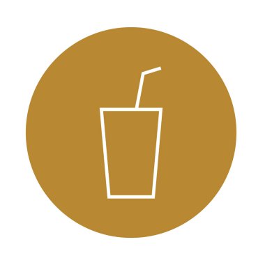 saman simge vektör çizim ile Kupası