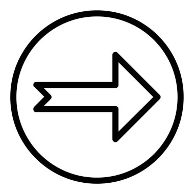 Web ve mobil uygulama tasarımınız için ok simgesi çizimi arkaplanı, ok logosu 