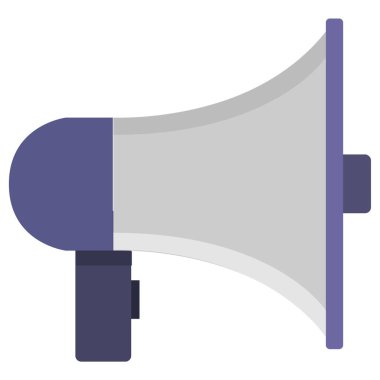 Megafon simgesi, vektör illüstrasyon tasarımı.